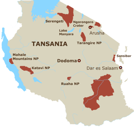Sansibar & Pemba Map