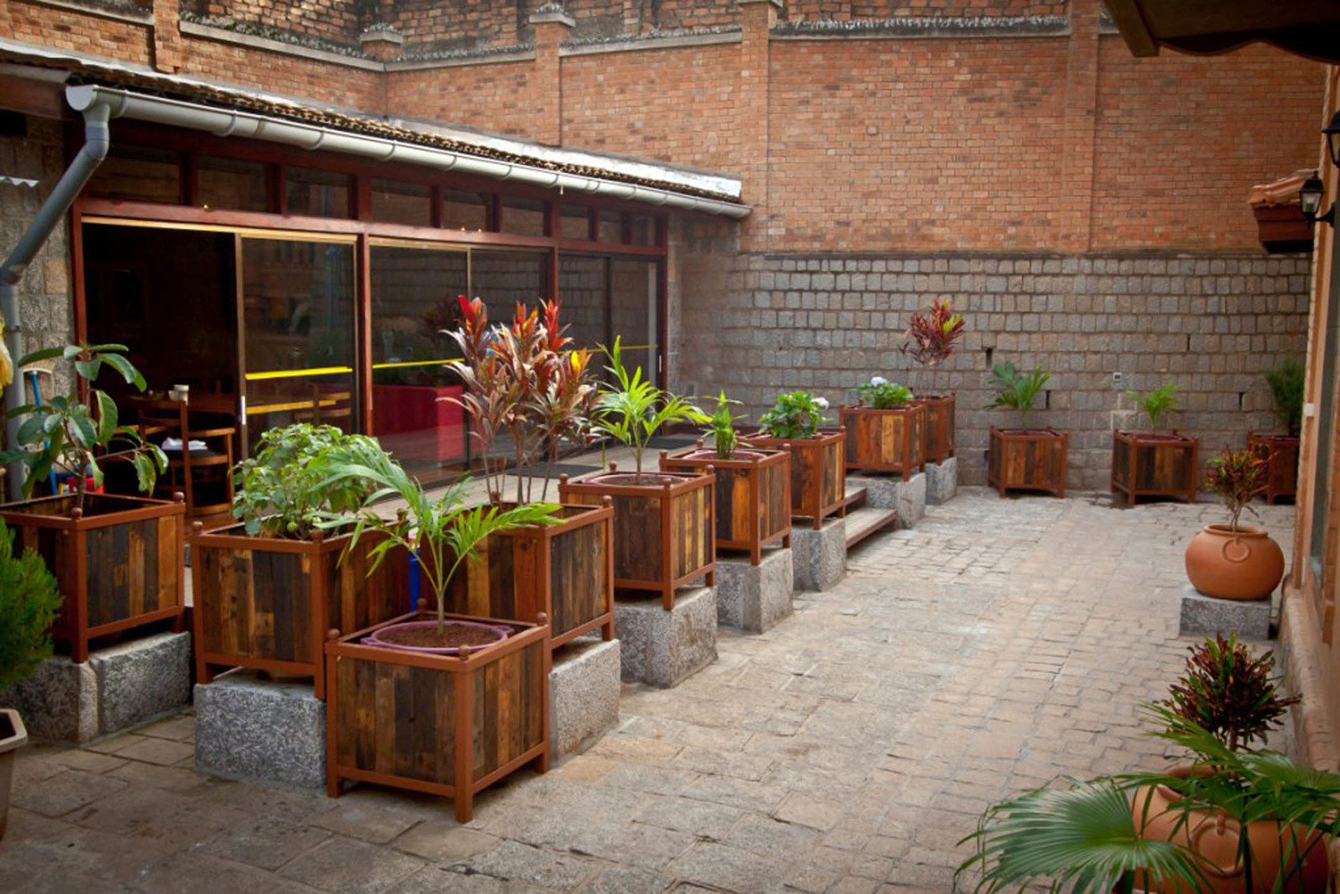 Terrasse der Villa Sylvestre auf Madagaskar | Abendsonne Afrika