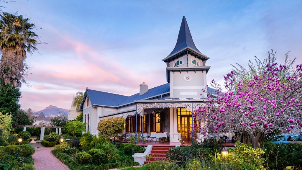 Bonne Esperance Guest House, Stellenbosch, Weinregion, Südafrika | Abendsonne Afrika