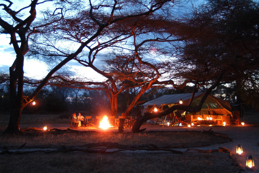 Abendstimmung im Amboseli Porini Camp in Kenia | Abendsonne Afrika