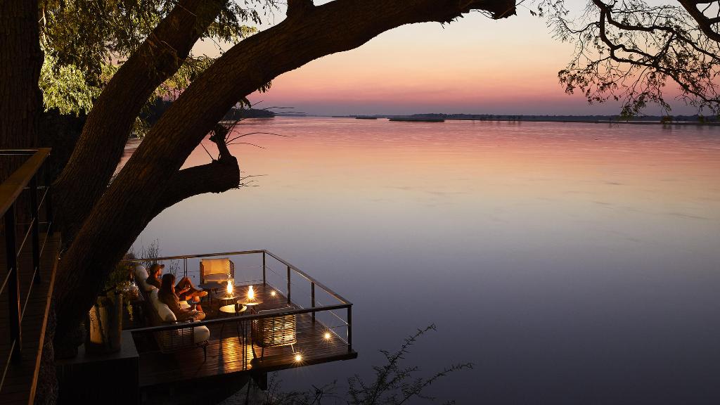 Romantik im Zambezi Grande in Sambia | Abendsonne Afrika