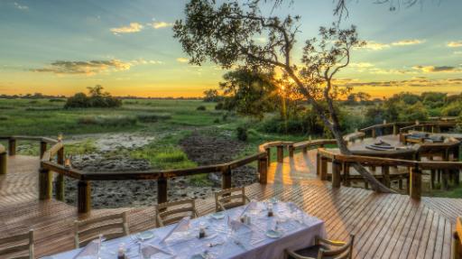 Camp Okavango | Abendsonne Afrika