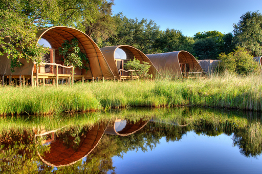 Okuti Camp | Abendsonne Afrika