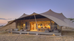 Namiri Plains Camp in Tansania | Abendsonne Afrika