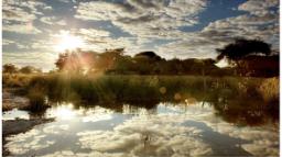 Lage des Edo's Camp in Botswana | Abendsonne Afrika