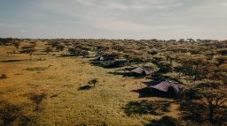 Wayo Serengeti Green Camp in Tansania | Abendsonne Afrika