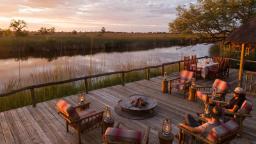 Abendstimmung im Xakanaxa Camp in Botswana | Abendsonne Afrika