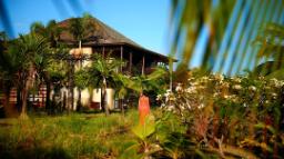 Gartenanlage im Palm Hotel &amp; Spa auf La Réunion | Abendsonne Afrika