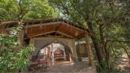 Zelt Chalet im Mara Fig Tree Camp in Kenia | Abendsonne Afrika