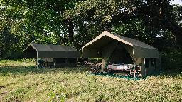 Zelte im Chilo Gorge Tented Camp, Gonarezhou Nationalpark, Simbabwe