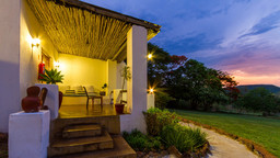 Garden Suite des Rissington Inn in Südafrika | Abendsonne Afrika